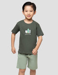 LITTLE M PRINT WILD IN TOWN PRINT  PAKAIAN SETELAN ANAK LAKI-LAKI