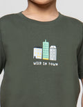 LITTLE M PRINT WILD IN TOWN PRINT  PAKAIAN SETELAN ANAK LAKI-LAKI