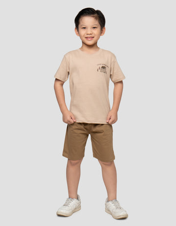 LITTLE M PRINT LITTLE OUTDOOR DAYS PAKAIAN SETELAN ANAK LAKI-LAKI