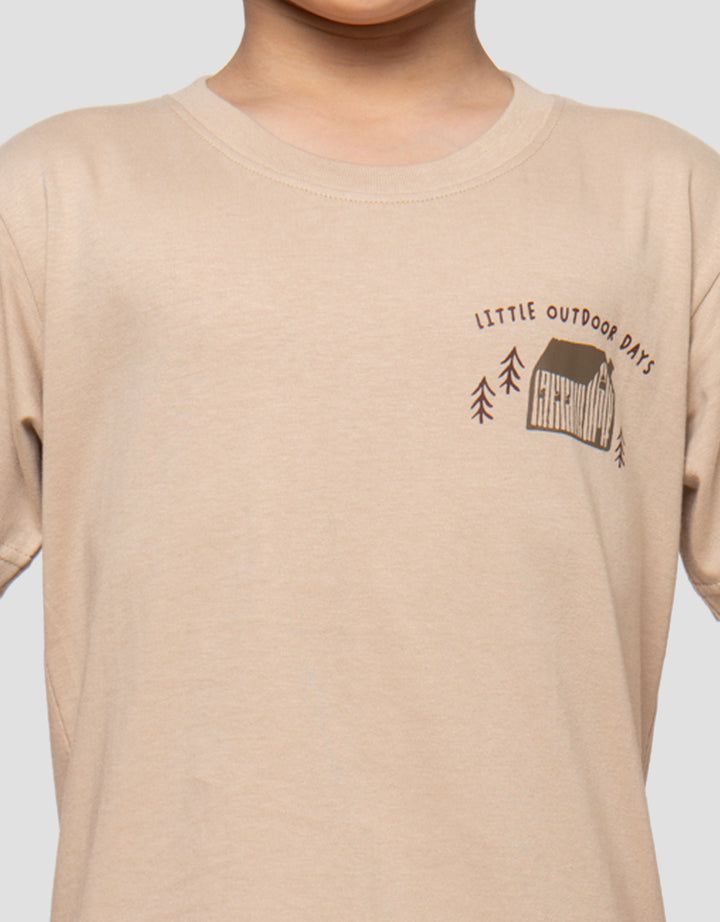 LITTLE M PRINT LITTLE OUTDOOR DAYS PAKAIAN SETELAN ANAK LAKI-LAKI