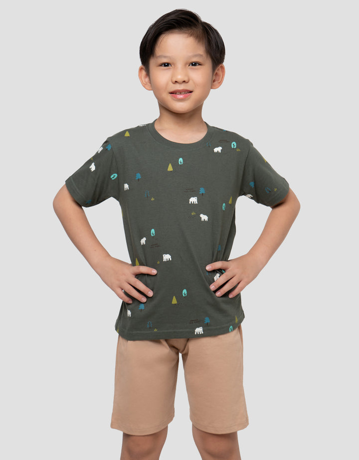 LITTLE M BEAR FOREST PAKAIAN SETELAN ANAK LAKI-LAKI