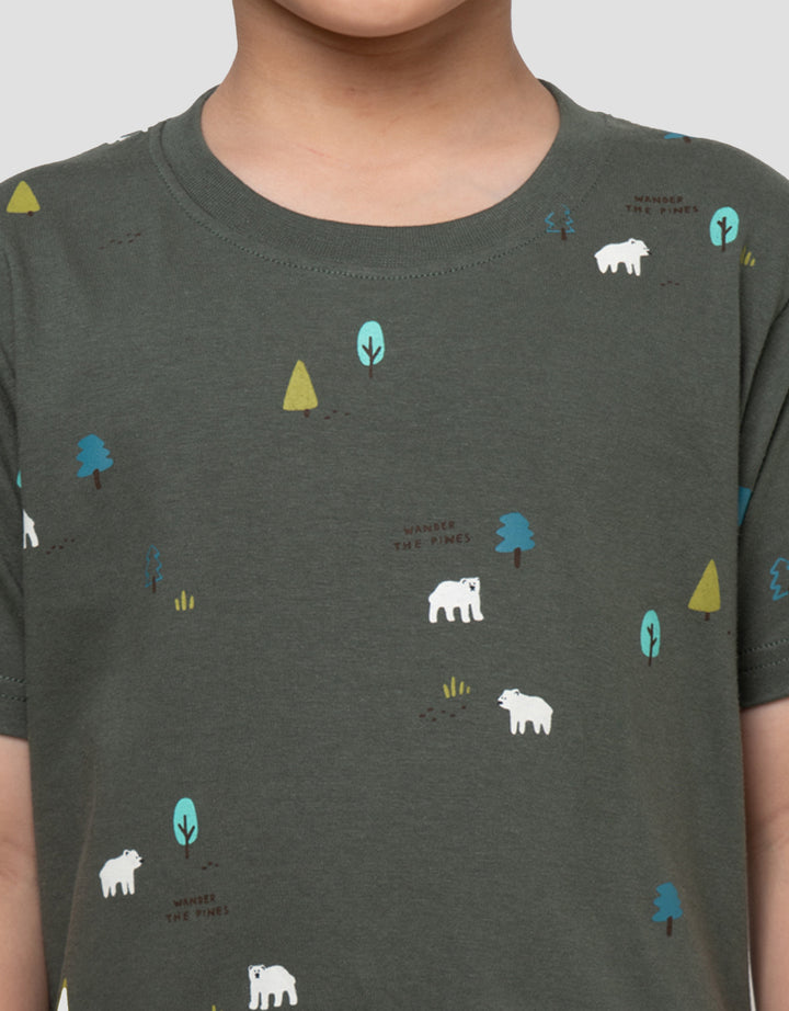 LITTLE M BEAR FOREST PAKAIAN SETELAN ANAK LAKI-LAKI