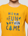 LITTLE M PRINT HAVE FUN AT CAMP PAKAIAN SETELAN ANAK LAKI-LAKI