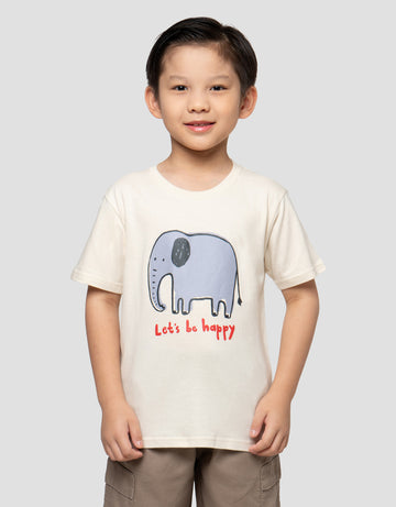 LITTLE M ELEPHANT LETS HAPPY KAOS ANAK LAKI-LAKI