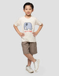 LITTLE M ELEPHANT LETS HAPPY KAOS ANAK LAKI-LAKI