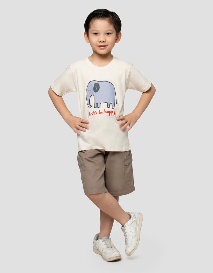 LITTLE M ELEPHANT LETS HAPPY KAOS ANAK LAKI-LAKI