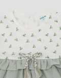 Little M Mix Woven Lovely Embro Midi Dress Bayi