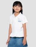 CHARACTER CINNAMOROLL RUFFLE KAOS POLO ANAK PEREMPUAN