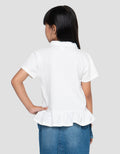 CHARACTER CINNAMOROLL RUFFLE KAOS POLO ANAK PEREMPUAN