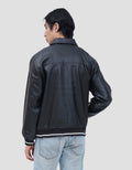 NEVADA BOXY FIT LEATHER WITH EMBROIDERY JAKET PRIA