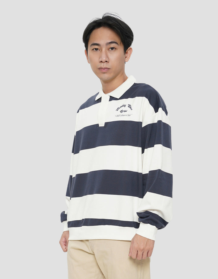 NEVADA SYED STRIPES BOXY SWEATER PRIA