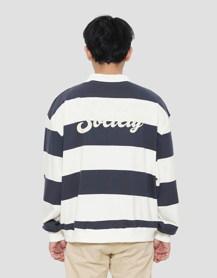 NEVADA SYED STRIPES BOXY SWEATER PRIA