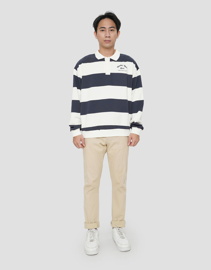 NEVADA SYED STRIPES BOXY SWEATER PRIA