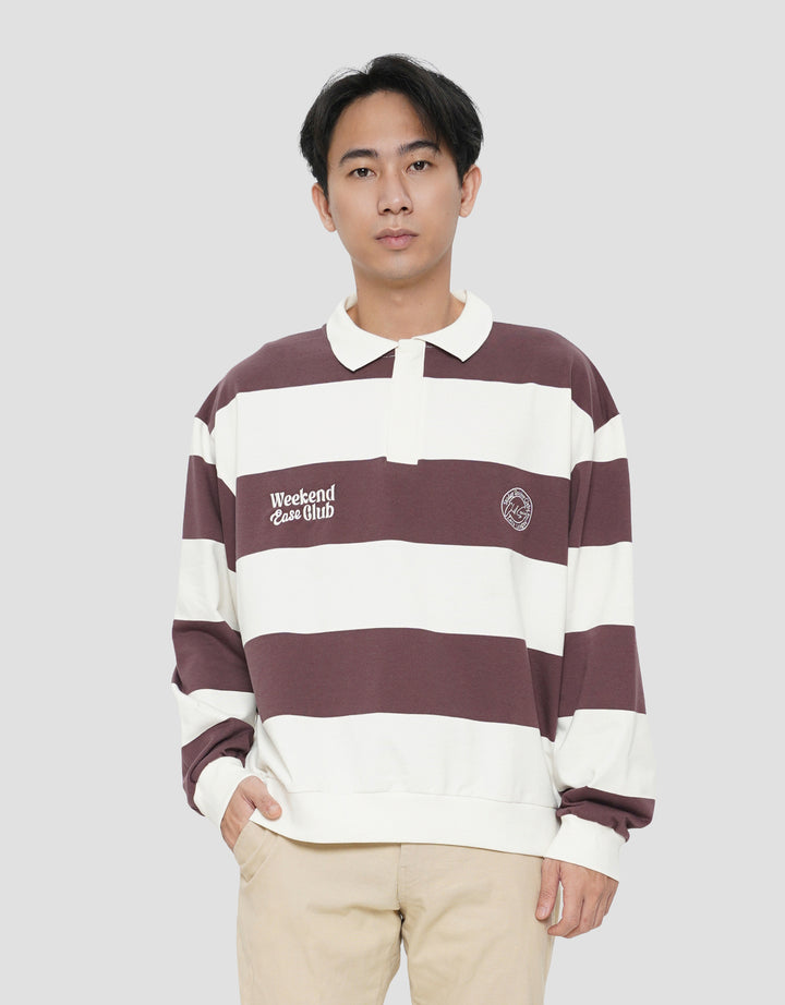 NEVADA SYED STRIPES BOXY SWEATER PRIA