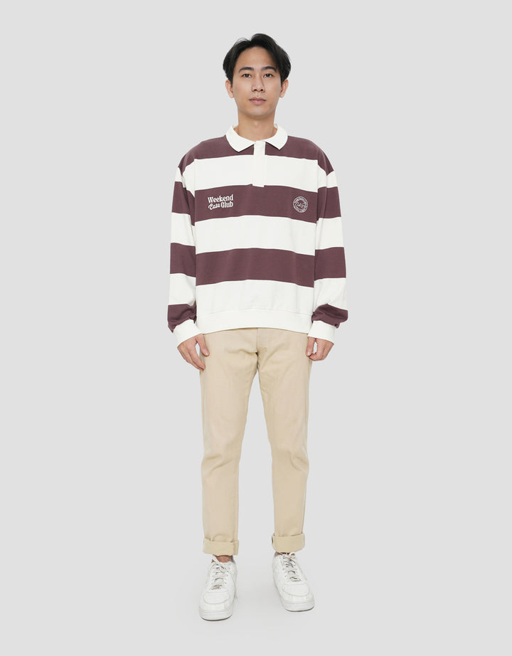 NEVADA SYED STRIPES BOXY SWEATER PRIA