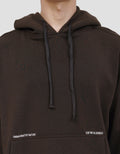 NEVADA BOXY FIT RANDOM PLACEMENT TEXTS SWEATER HOODIE PRIA