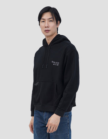 NEVADA BOXY FIT RANDOM PLACEMENT TEXTS SWEATER HOODIE PRIA