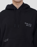 NEVADA BOXY FIT RANDOM PLACEMENT TEXTS SWEATER HOODIE PRIA