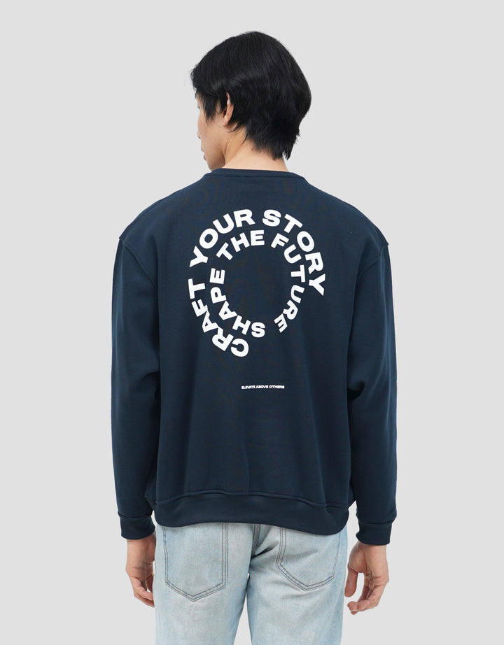 NEVADA BOXY FIT WORDING SWEATER PRIA