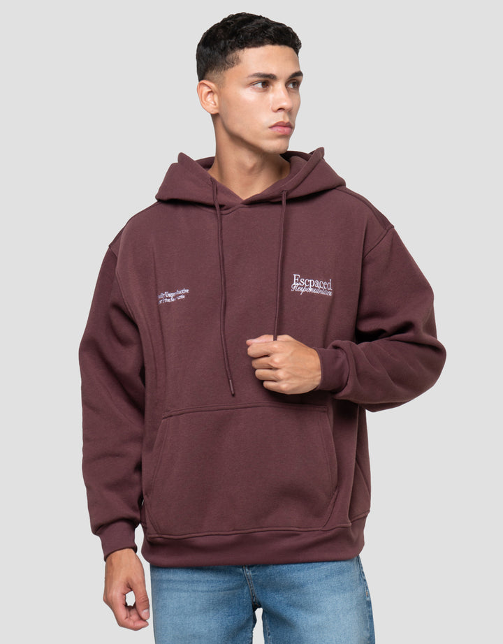 NEVADA BOXY FIT PRINT SWEATER HOODIE PRIA