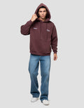 NEVADA BOXY FIT PRINT SWEATER HOODIE PRIA