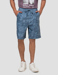 NEVADA KNEE LOOKS DENIM TEXT CELANA PENDEK PRIA