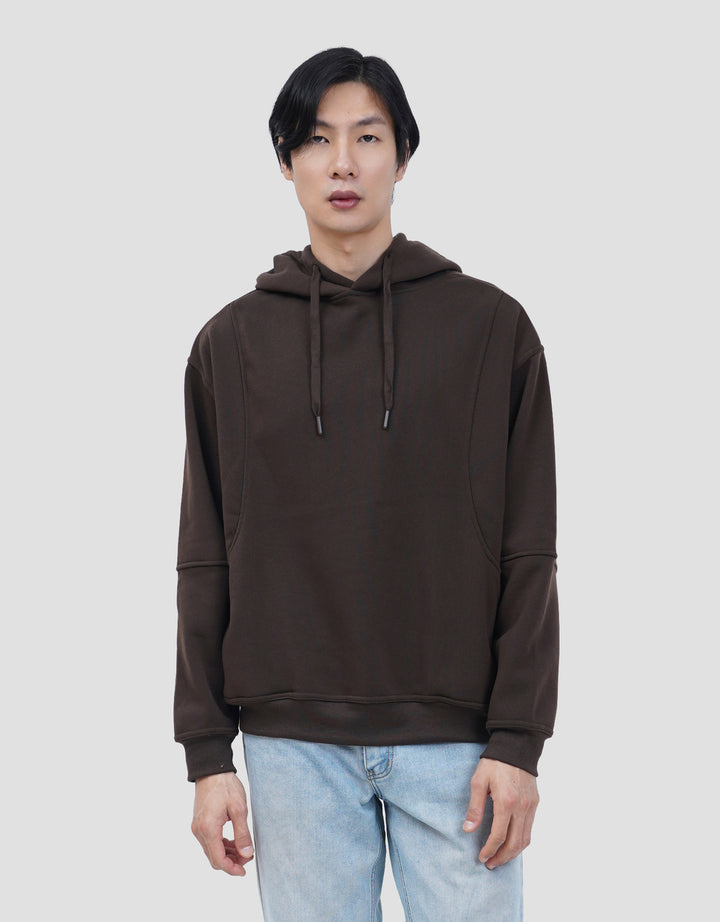 NEVADA BOXY FIT SIDE HALF ROUND SWEATER HOODIE PRIA