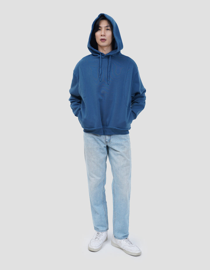 NEVADA BOXY FIT SIDE HALF ROUND SWEATER HOODIE PRIA