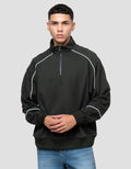 NEVADA RAGLAN PIPPING HALF ZIPP SWEATER PRIA