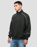NEVADA RAGLAN PIPPING HALF ZIPP SWEATER PRIA