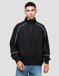 NEVADA RAGLAN PIPPING HALF ZIPP SWEATER PRIA