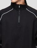 NEVADA RAGLAN PIPPING HALF ZIPP SWEATER PRIA