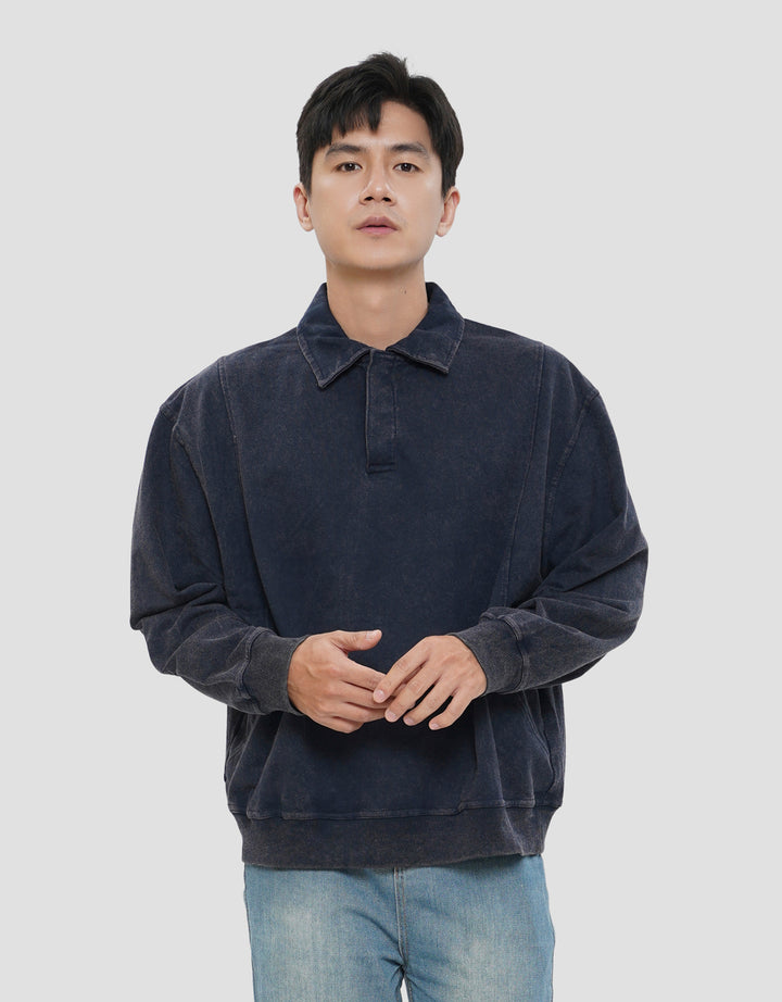 NEVADA HIDDEN SNAP BUTTON SWEATER PRIA