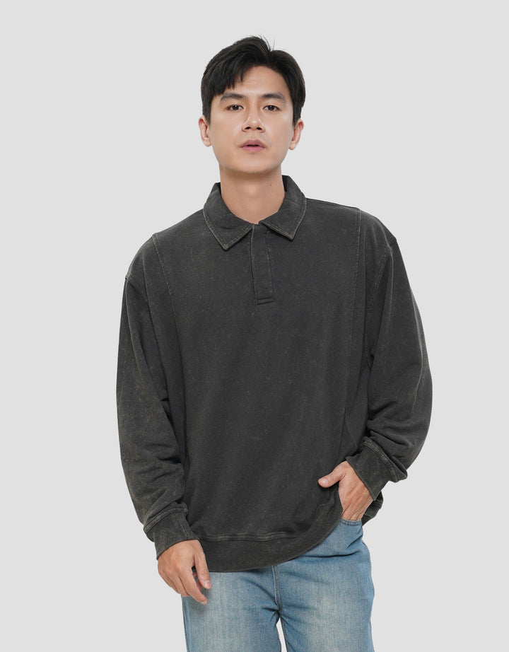 NEVADA HIDDEN SNAP BUTTON SWEATER PRIA