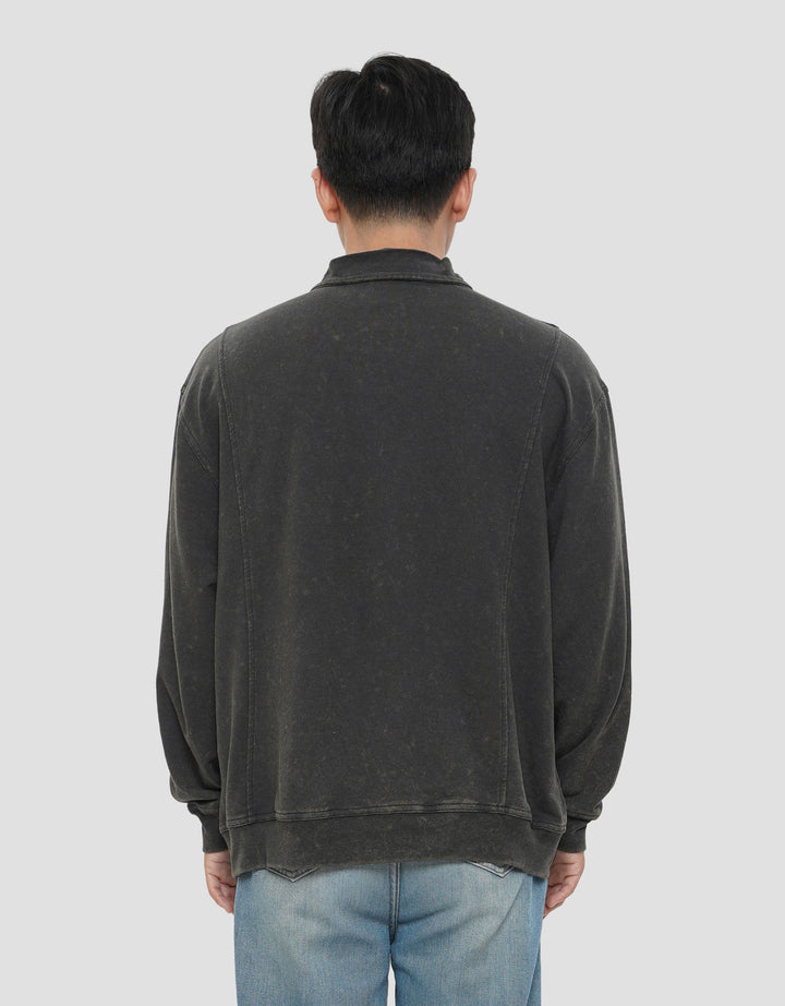 NEVADA HIDDEN SNAP BUTTON SWEATER PRIA