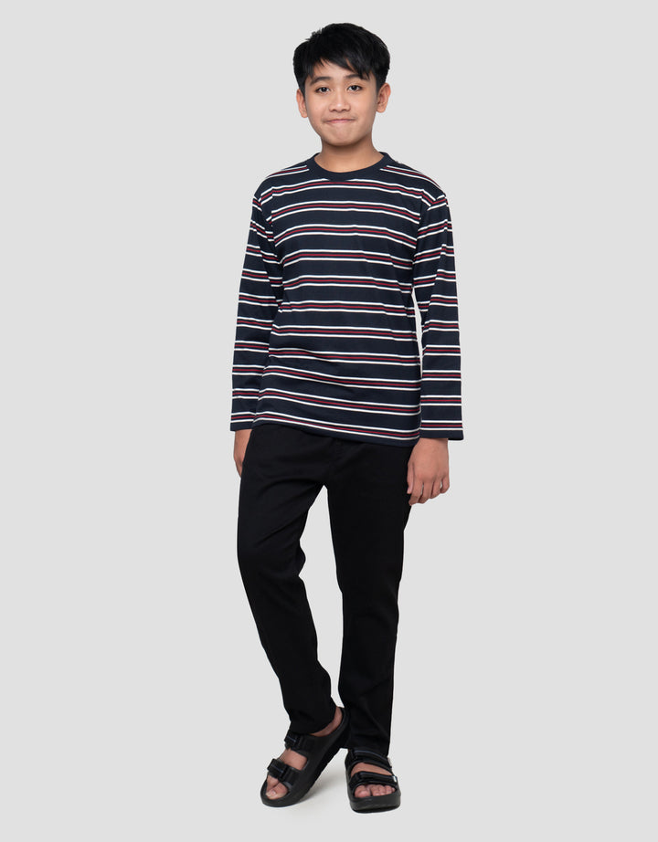 NEVADA STRIPE PRINT KAOS ANAK LAKI-LAKI