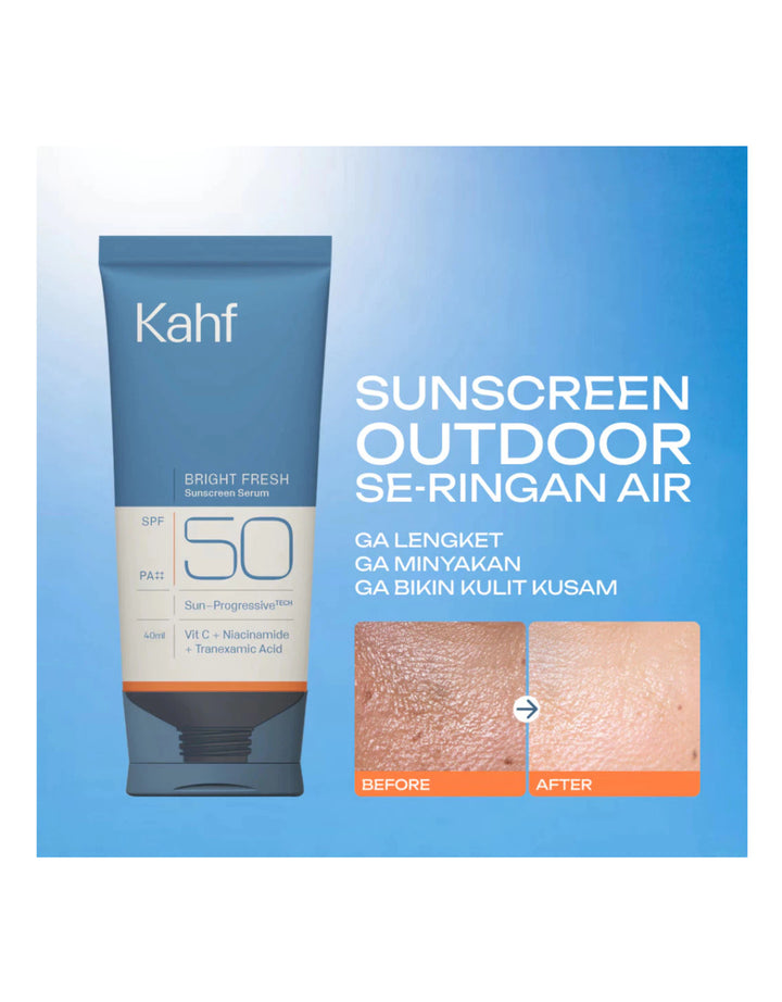 KAHF BRIGHT FRESH SUNSCREEN SERUM SPF 50 40 ML