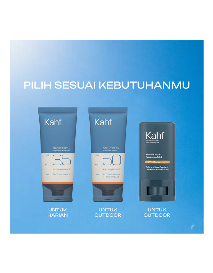 KAHF BRIGHT FRESH SUNSCREEN SERUM SPF 50 25 ML