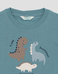 Little M Dino Print Pakaian Setelan Bayi