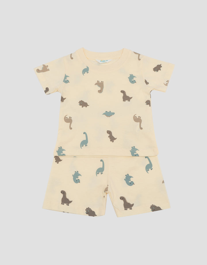 Little M Mini Dino Pakaian Setelan Bayi