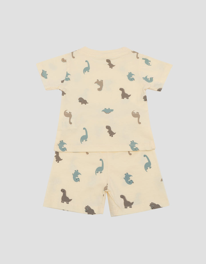 Little M Mini Dino Pakaian Setelan Bayi