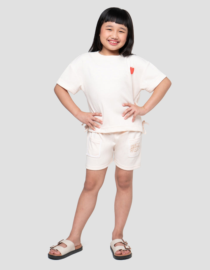DISNEY PRINCESS SNOW PAKAIAN SETELAN ANAK PEREMPUAN