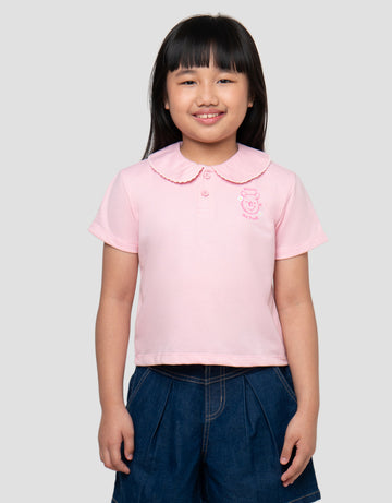 DISNEY POOH COLLAR KAOS ANAK PEREMPUAN