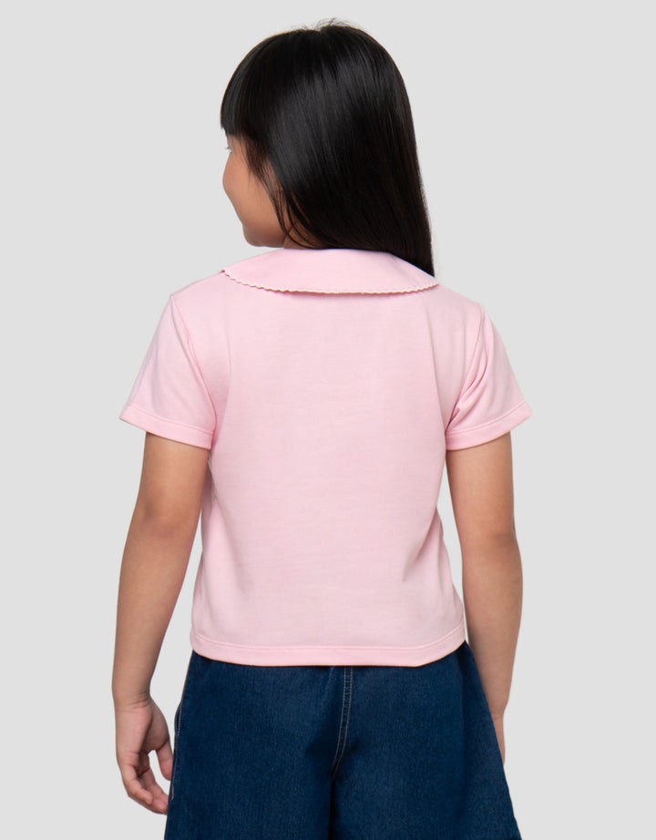 DISNEY POOH COLLAR KAOS ANAK PEREMPUAN