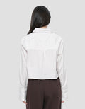 NEVADA EMBRO STRIPE KEMEJA BOXY WANITA