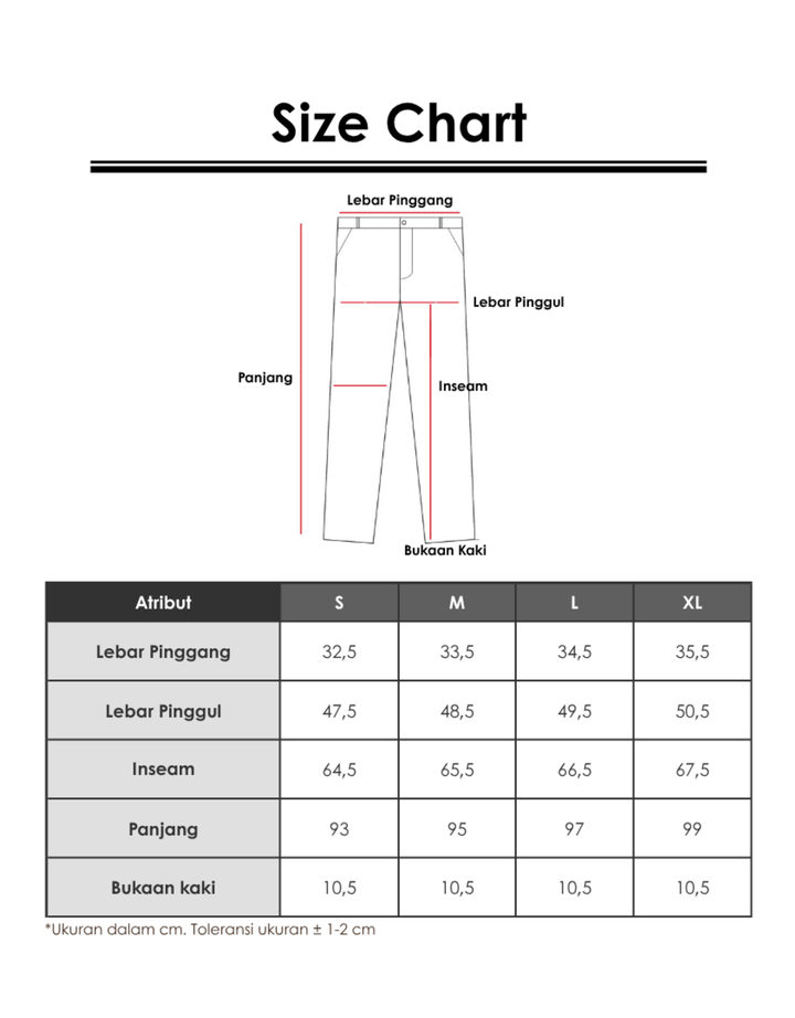 NEVADA COMBINATION STRIPED WIDE LEG CELANA PANJANG WANITA