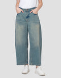 NEVADA BARREL LONG CELANA DENIM WANITA