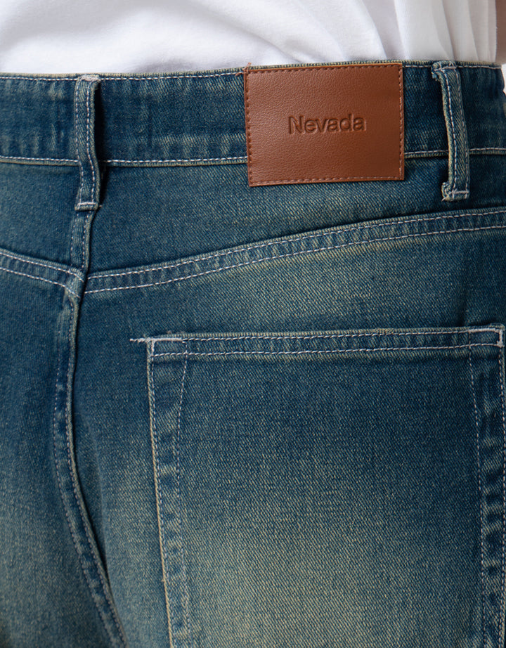 NEVADA BARREL LONG CELANA DENIM WANITA