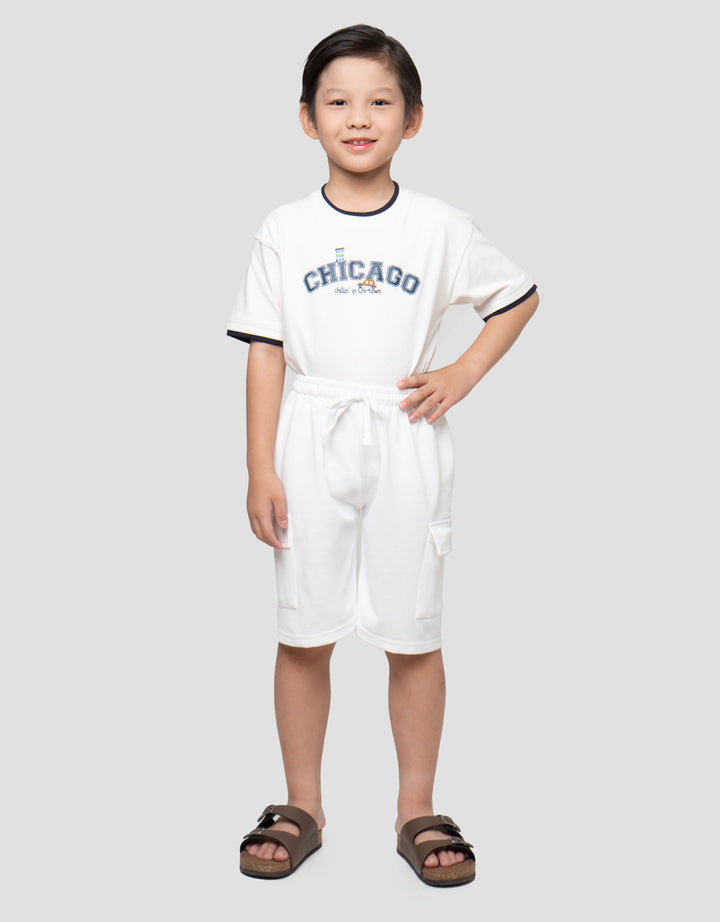 LITTLE M TEX PIQUE CELANA PENDEK ANAK LAKI-LAKI