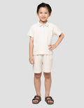LITTLE M TEXTURE PAKAIAN SETELAN ANAK LAKI-LAKI